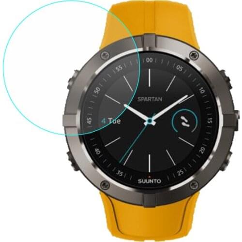 5Pcs For Suunto Spartan Trainer Wrist HR Smart Watch Screen Protecor Anti Scratch Tempered Glass Explosion-proof HD Clear Film