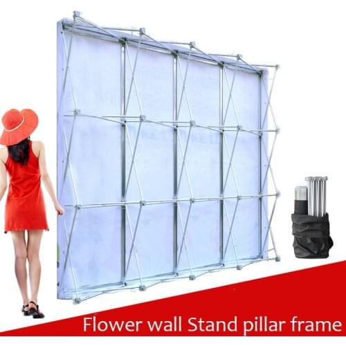 Aluminum Flower Wall Folding Stand Frame for Wedding Backdrops Straight Banner Exhibition Display Stand Trade Advertising Show
