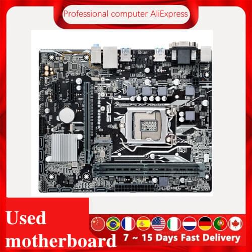 For Asus PRIME B250M-K Original Used Desktop Intel B250 B250M DDR4 Motherboard LGA 1151 i7/i5/i3 USB3.0 SATA3