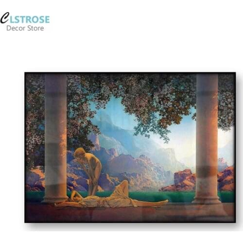 Ancient Greek Mythology Goddess of Nature Retro Poster Surrealism Vintage Canvas Painting Wall Art Picture Home Decor Bedroom