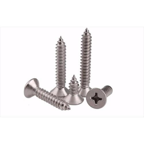 GB846 304 stainless steel Flat head screws self-tapping screws M8 screws KA screws
