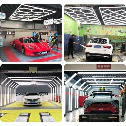 Hot Sale 2.5X4.8M Designed Honeycomb Hexagon Led Working Light for Garage Gym