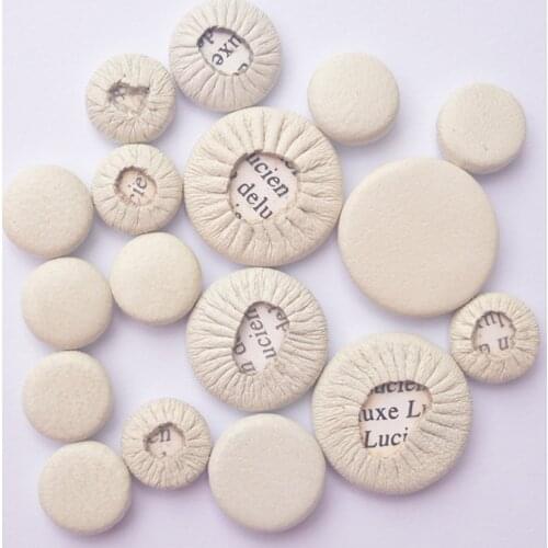 Clarinet sound hole mat sheepskin pad / Each set of 17 mats