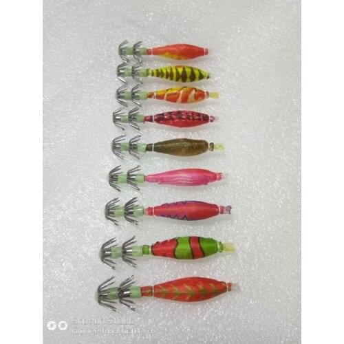 MR OCTOPUS ,20pcs squid jigs, soft lure, glow lures silico bait ,fishing lure , squid bait ,octopus jigs,squid hook.7cm 5g