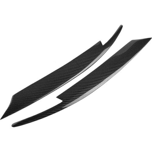 2Pcs Carbon Fiber Car Headlight Eyelids Eyebrows Cover Trim for Subaru Impreza WRX STI 2008-2011 Car Accessory