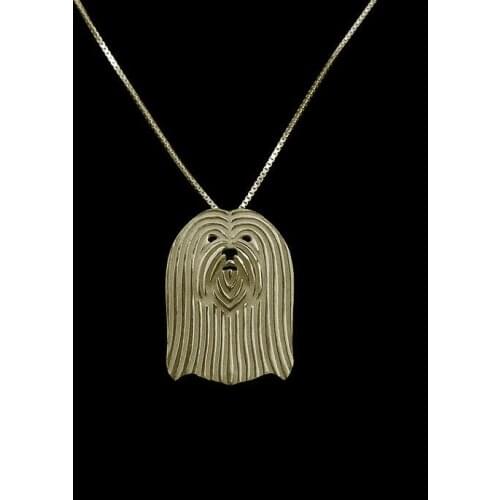 Newest Unique Handmade Lhasa Apso Necklace Jewelry Pet Lovers Gift Idea