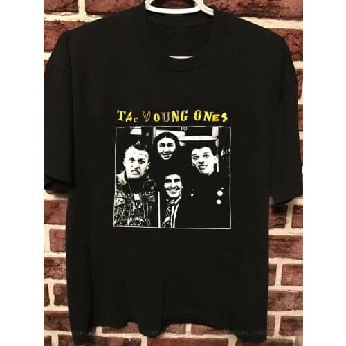 Vintage 90s The Young Ones 1982 British Sitcom Comedy New T-Shirt Usa Sz Festive Plus Size Tee Shirt
