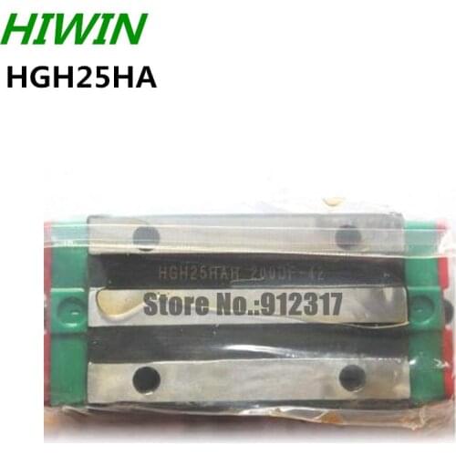 Original HIWIN Rail Carriage Block HGH25HA HIWIN Slider block for linear rails HGR25