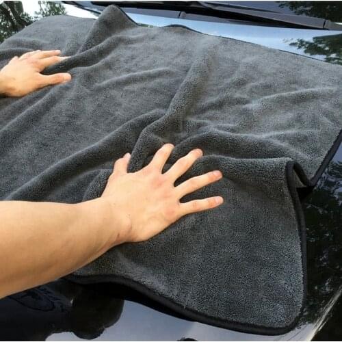 50X50CM1300GSM Car Wash Towel Microfiber Cleaning Cleaning Cloth Care Polishing Plush Wash Quick-drying Towel Rag Microfiber