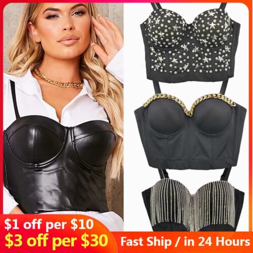 Mesh Push Up Bralet Sexy Corset Summer Crop Top Women Boning Bustier Backless Padded Camis Camisole Tops Low Cut Cropped