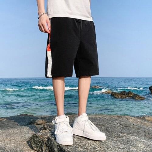 New MenS Fast Drying Shorts 2021 Summer Korean Fashion Straight Loose Sweatpants Boys' Thin Versatile Casual Pants trousers