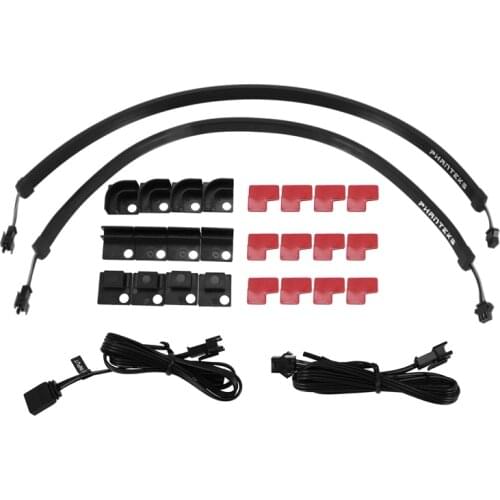 PHANTEKS Combo Light Strip ARGB Neon Computer Case Decoration LED Strip 5V 3PIN Light Header AURA 400mm x 2Pcs