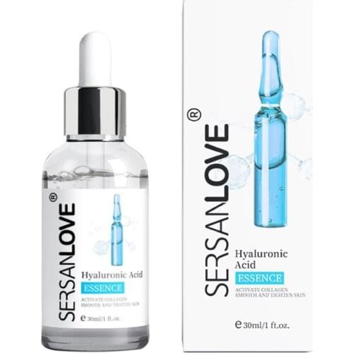 Hyaluronic Acid Face Serum Anti-Aging Anti-wrinkle Shrink Pore Whitening Moisturizing Serum Face Cream Dry Skin Care 30ml TSLM1