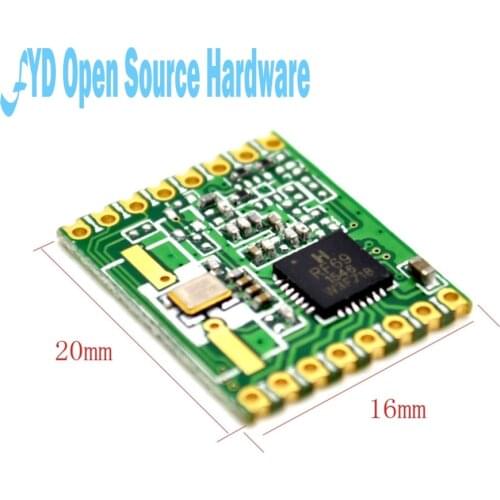 1pcs RFM69W RFM69 | 433MHZ | 868MHZ | 915MHZ FSK transceiver module 13dBm Frequency