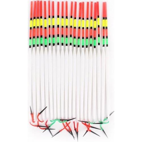 5 Pcs/set Plastic Fishing Floats Simple Fish Floats Reservoir Wind Floats Fishing Supplies