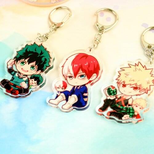 Anime My Hero Academia Figure PVC Age of Heroes Figurine Deku Action Collectible Model Decorations Toys For Children Keychain
