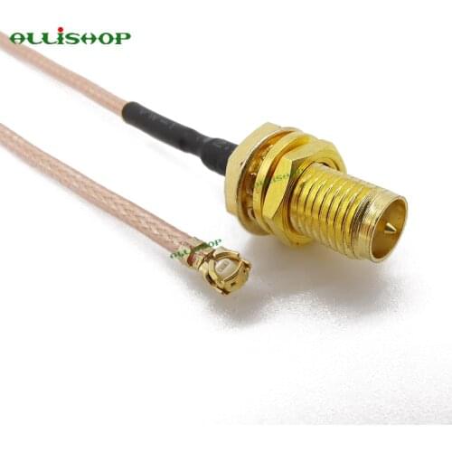 AlliSHOP ipx pigtail WIFI router antenna connector rp-sma female brooches to ipx ipex u.fl pigtail cable 20CM, 25CM, 30CM, 50CM