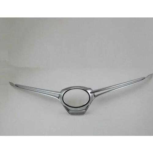Car Styling ABS Chrome Front Center Grill Grille Cover Trim For Toyota Vios 2017