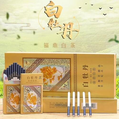 Tea smoke, oolong tea, white tea, fine cigarettes, good non tobacco products, one package for smoking