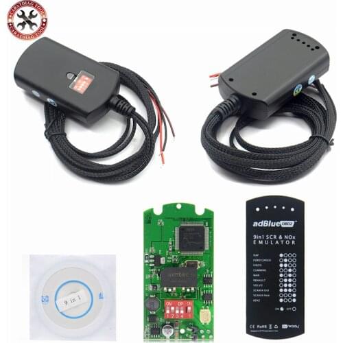Emulation AdblueOBD2 9/8 in 1 Universal NOT NEED ANY SOFTWARE Emulation Box for multi-brands trucks/ Adblue for man For EURO 6