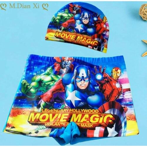 Boy Swimwear Pants Ages 0 To 9 Baby Boy Kid Child Swimsuit Summer Swim Wear Shorts Cartoon Printed Toddler Swimming Trunks