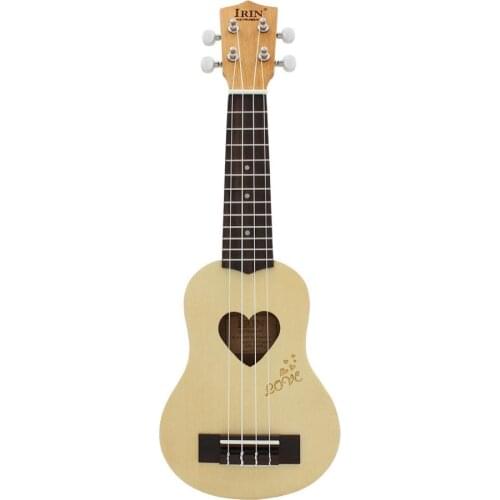Mini 17 'ukulele 4 string wooden string instrument including storage bag