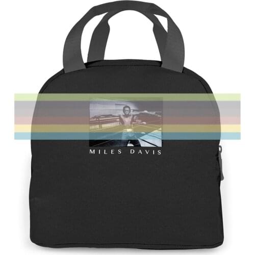 Miles Davis Boxing Mens women men Portable insulated lunch bag adult