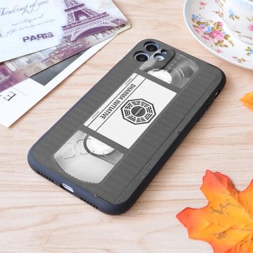 Dharma Initiative Vhs Orientation Tape (Lost) Print Soft Silicone Matt Case For Apple iPhone Case