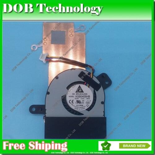 Laptop CPU cooling fan for ASUS EEE PC X101H EEEPC AB0405HX-K0B DC 5V BD33 KSB0405HB cpu cooler fan
