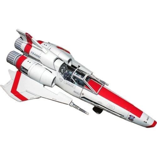 Battlestar Galactica Collection Mk II Ship 3D Paper Model Kit Spaceship DIY Handmade Spacecraft Toy