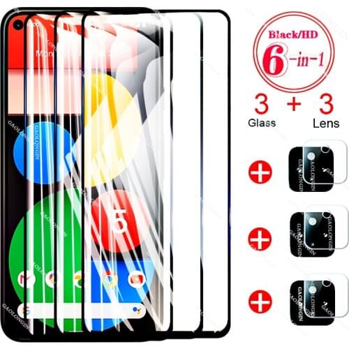 Full Glue Glass for Google Pixel 5 4A 5g Screen Protector for Pixel 4A 5 Tempered Glass Protective Phone Film for Google 5 4a 5g