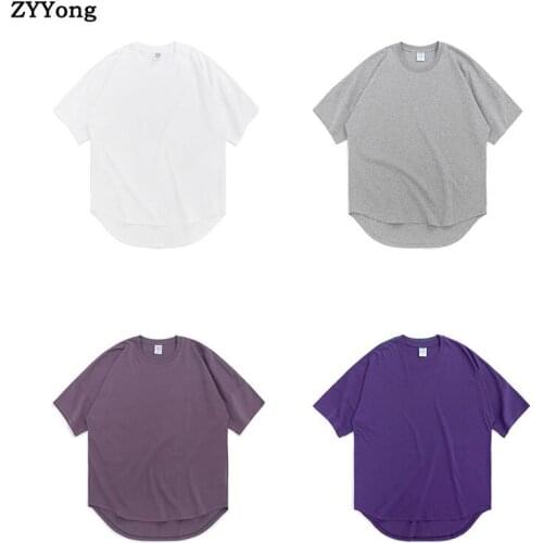 Summer New 2020 Style Unisex Casual Solid O Neck Cotton Fashion Loose Hip Hop T-Shirts