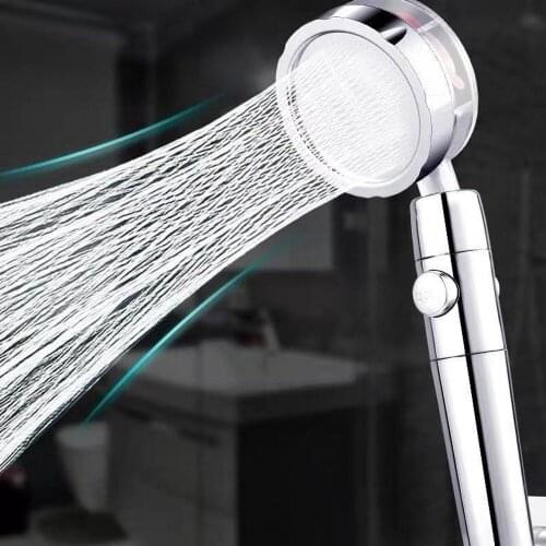 Adjustable Shower Head High Pressure Water Saving Spray 360 Rotated Bathroom Hand-held Pressurized Massage Shower Head