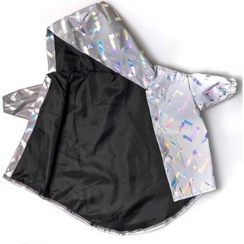 Dog Reflective Outdoor Jacket French Bulldog Windbreaker Waterproof Raincoat Clothes Pet Puppy Coat Small Medium Dogs Pug