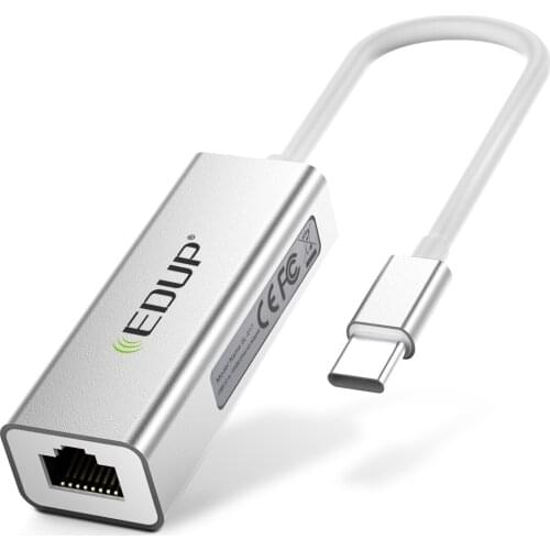 USB Type C To Rj45 Port Gigabit Ethernet LAN Network Adapte USBC Expansion Adapter 1000Mbps Chip RTL8153B 10/100/1000M Converter