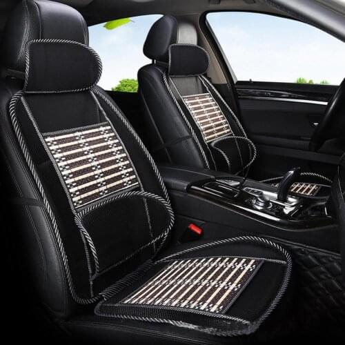 Universal Summer Breathable Ventilation Cool Waist Massage Pad Car Seat Cushion Cool Breath Mat Steel Bamboo Car Silk Cushion