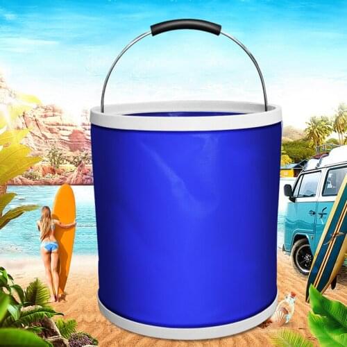 Thickening Portable Folding Bucket Car Storage Bucket Cleaning Tools for Land Rover Range Rover/Evoque/Freelander/Discovery