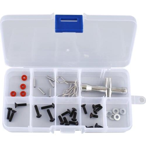 10-24 Compartment Slots Cells Portable Tool Box Electronic Parts Screw Beads Ring Jewelry Plastic Storage Box Container Holder
