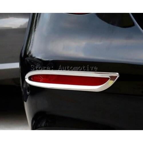 For Mercedes Benz E Class W213 ABS Chrome Rear Fog Light Cover Trim 2016-2017 2pcs