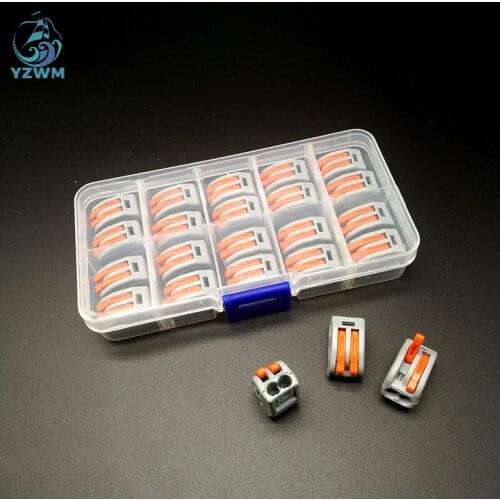 20pcs Lamp Decoration 4 Square One In One Out Wire Connector Quick Connection Terminal Parallel High Current Connector
