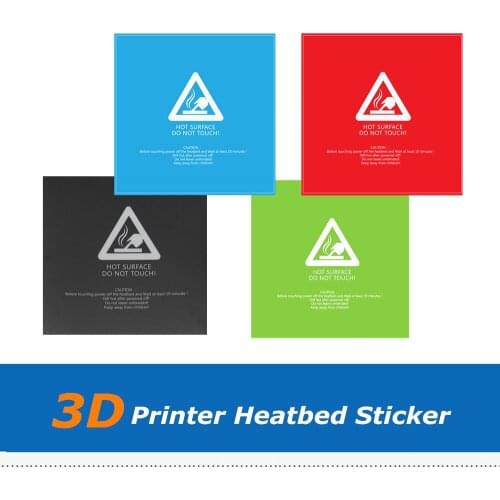 3D Printer Parts 220*220mm Black Red Blue Green Frosted Square Heated bed Sticker Build Plate Tape Sheet