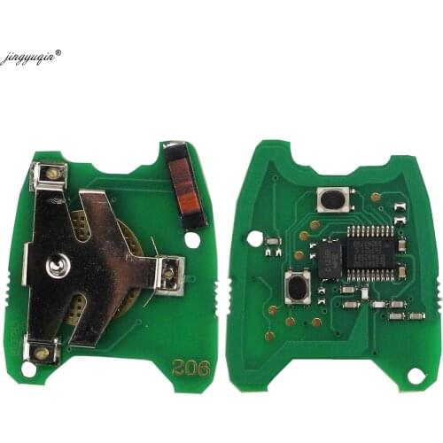 Jingyuqin Car Remote Key Electronic Board Plate for PEUGEOT 106 206 207 306 307 Partner