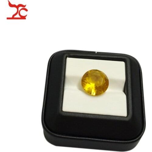 Faux Leatherette Jewelry Display Holder Trapezoid Gemstone Diamond Display Tower Wooden Diamond Gem Bead Storage Stand 6*6*3CM