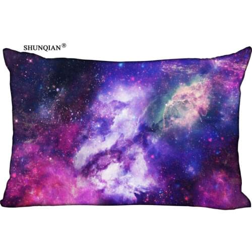 Hot Nice Space Art Universe Rectangle Pillowcase zipper Wedding Custom Pillow Case For Bedroom Pillow Cover 612