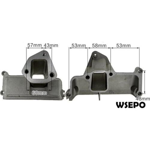 Chongqing Quality! Intake Manifold for 192F 12HP Air Cooled 04 Stroke Diesel Engine,7.5KW~8KW Generator Parts