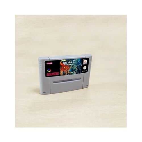 Contra III The Alien Wars - Action Game Card EUR Version English Language