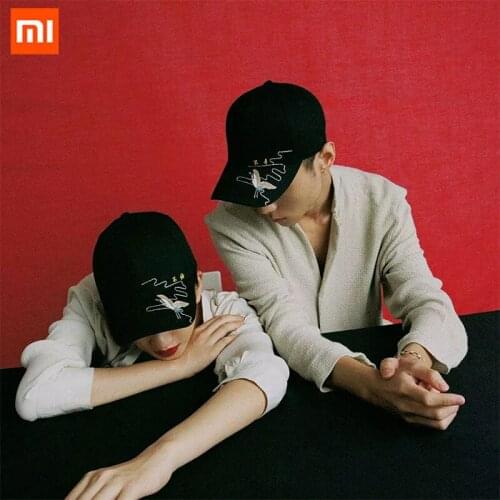 Xiaomi YUSKI Embroidered Men Baseball Cap Hat Women 100% Cotton Unisex Fashion Casual Hat Cap Chinese Palace Style Summer Hat