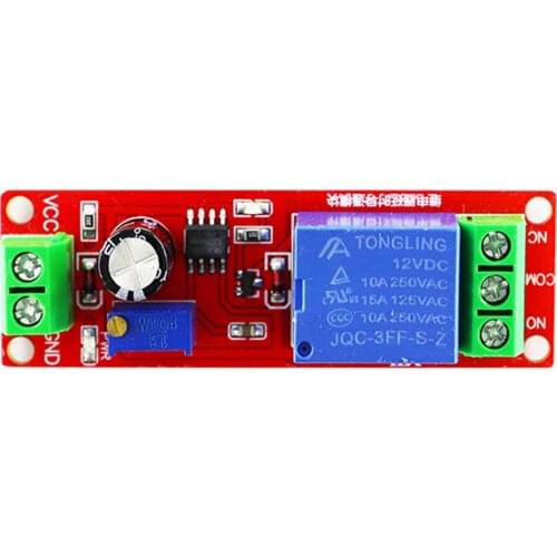 NE555 Timer Switch Adjustable Module Time Delay Relay Module DC 12V Delay Relay Shield 0~10S Car Oscillator