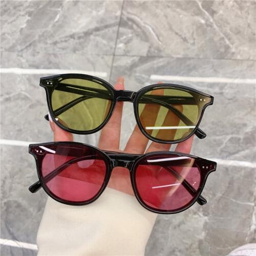 2021 Vintage New Squre Yellow Sunglasses Fashion Women Men Creartive Trend Shades Sun Glasses Latest Popular UV400