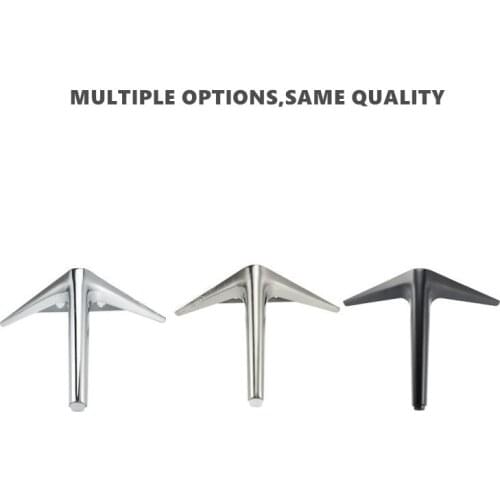 4pcs Furniture Accessories Metal Legs Cabinet Sofa Foot Screw Table Legs 150mm Table Base Hardware Furniture Bed Riser